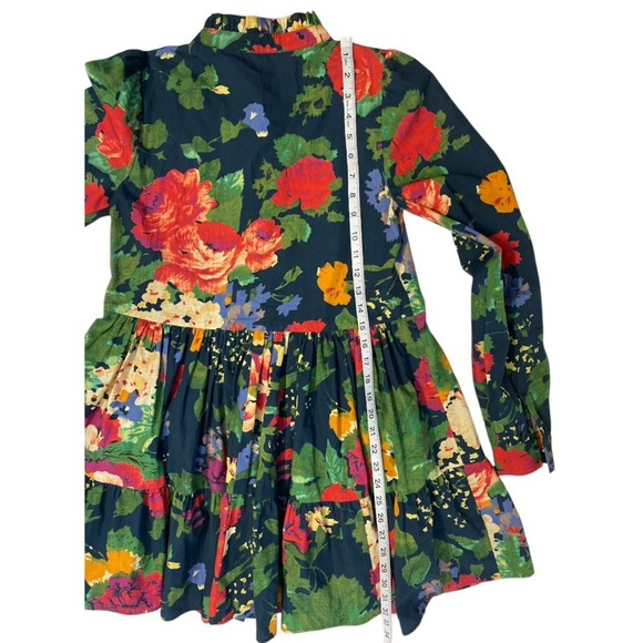 Sézane Trianon Print Blue Floral Hidaya Dress Size 34/XS - Picture 12 of 17